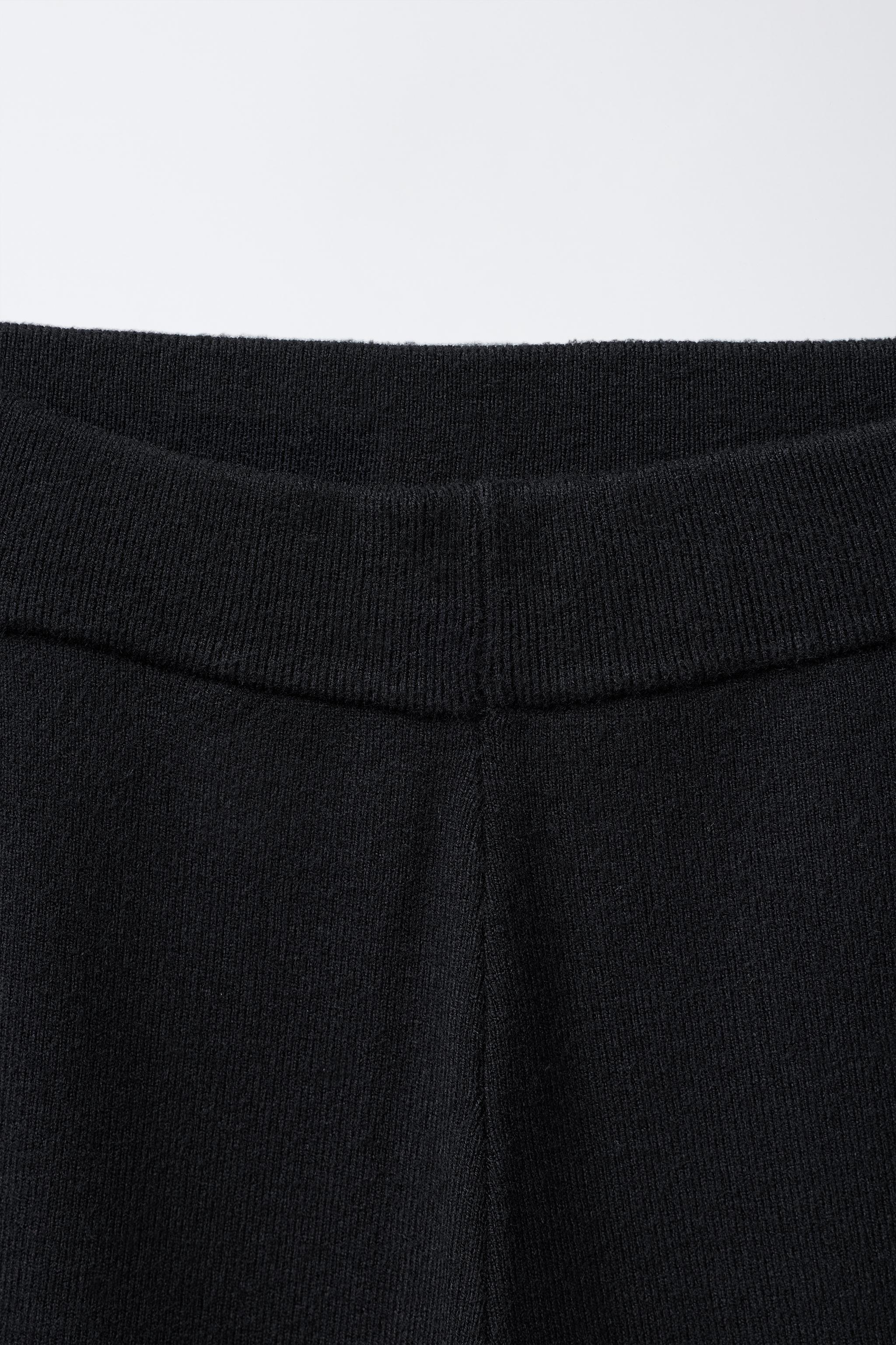 WIDE LEG KNIT PANTS