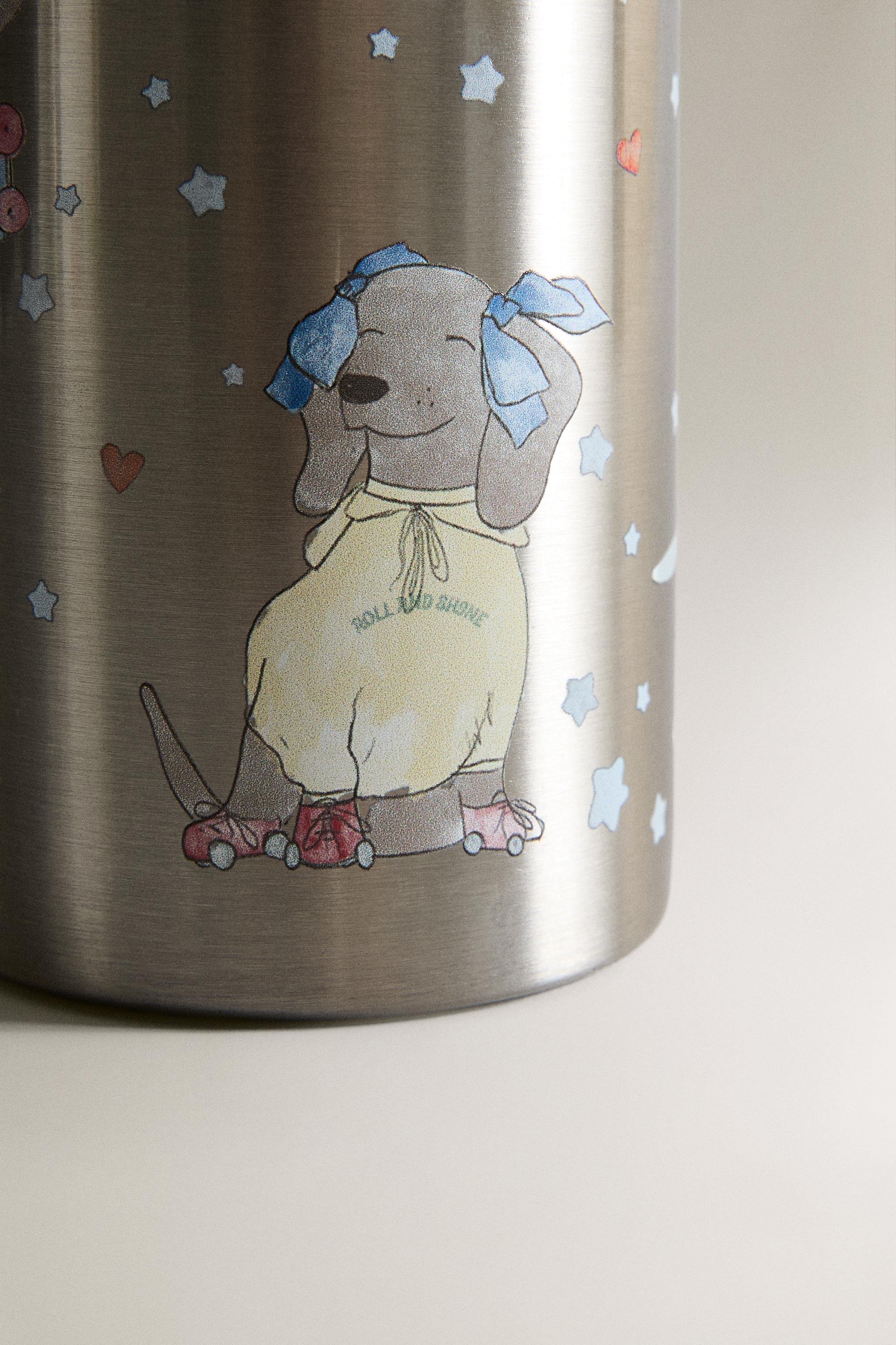 CHILDREN'S SKATING DOG BOTTLE