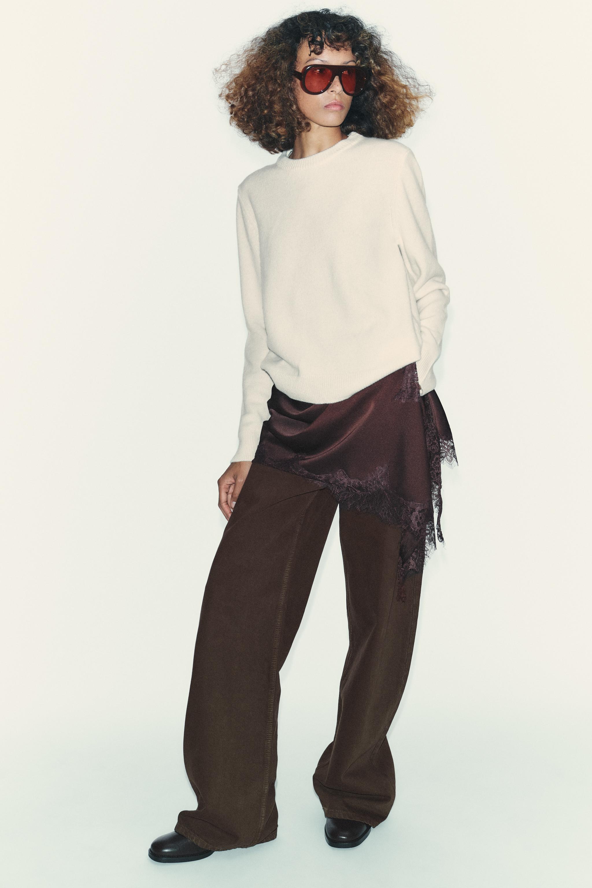 BASIC CASHMERE AND WOOL SWEATER