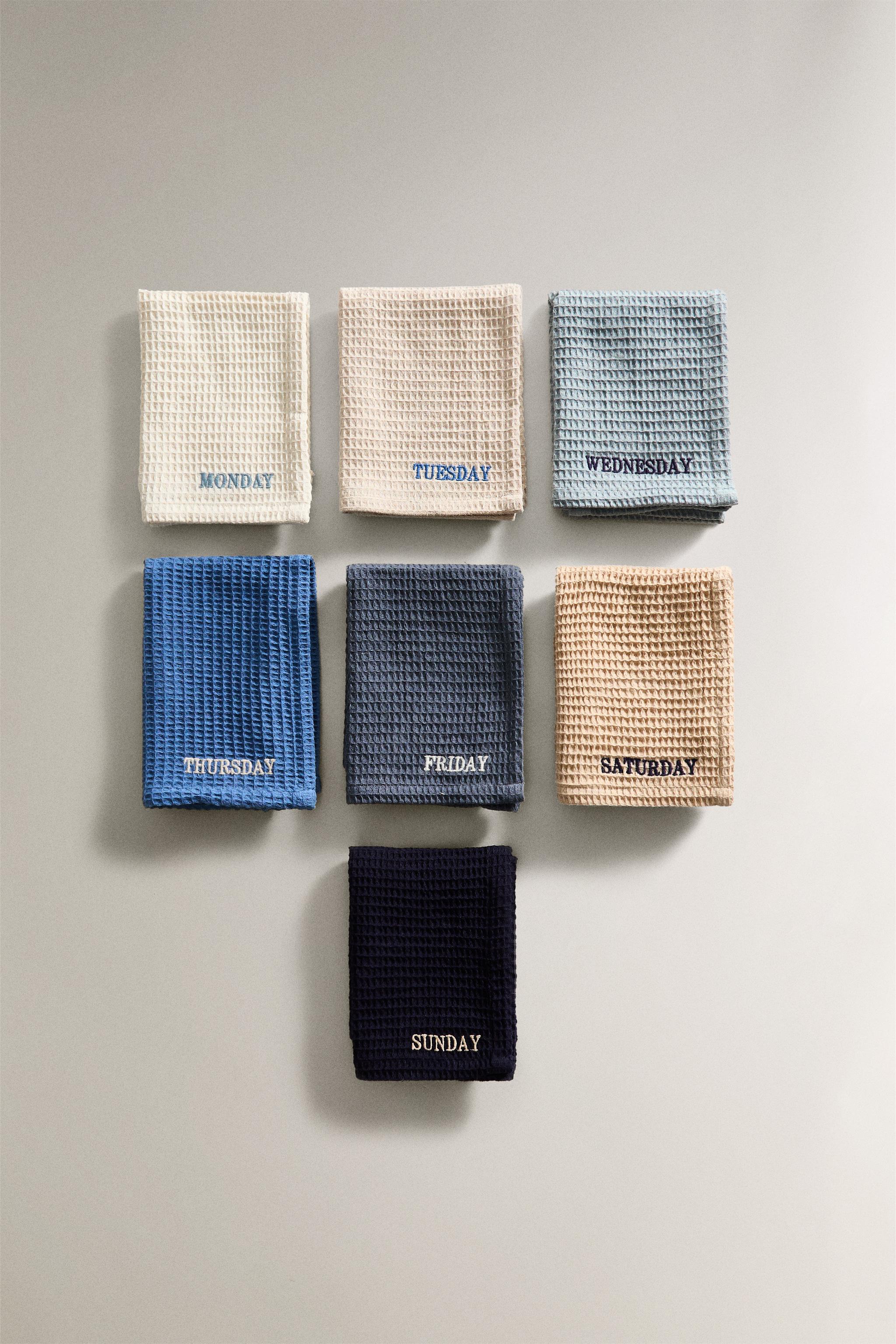 WEEKLY KITCHEN TOWEL (SET OF 7)