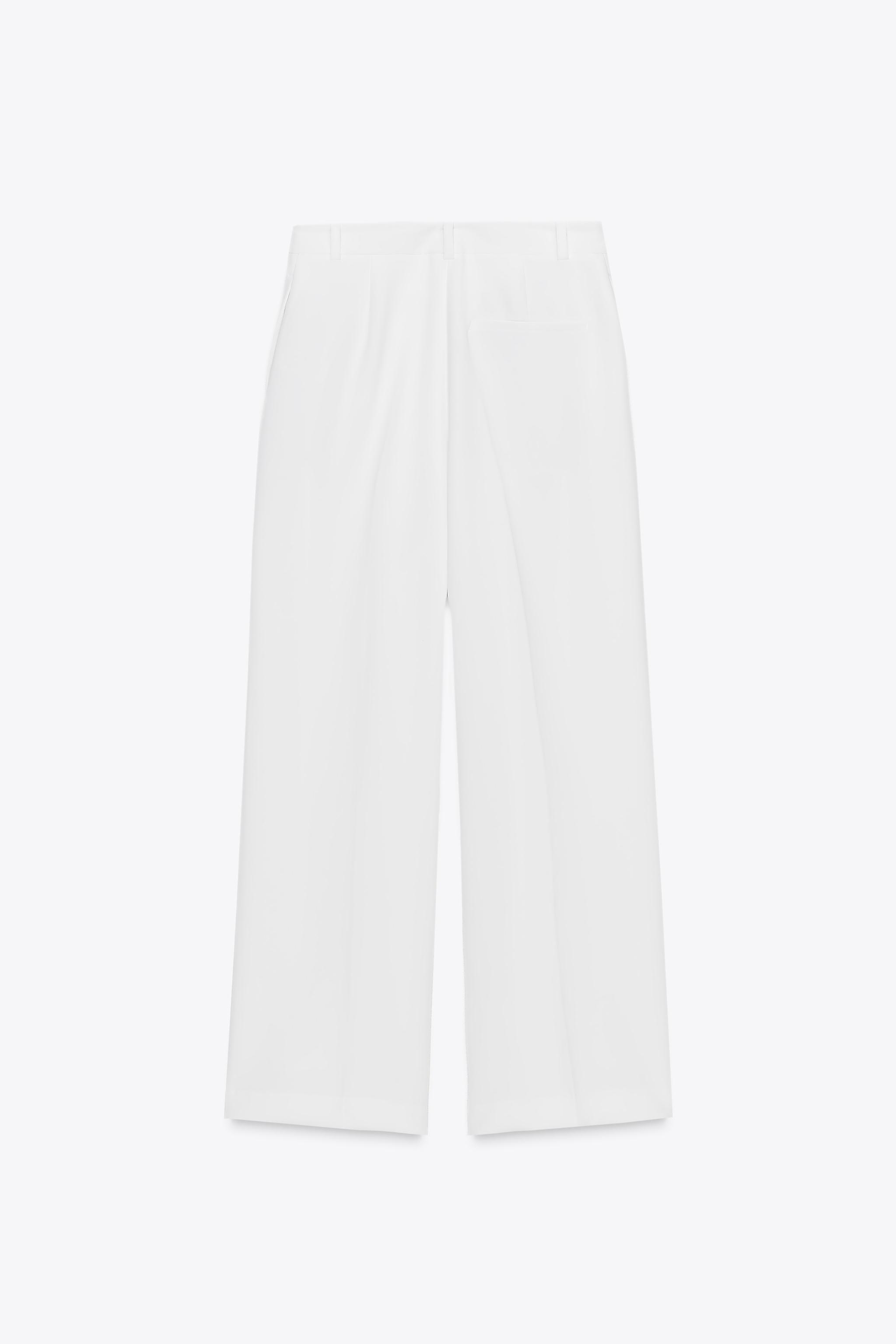 PLEATED WIDE LEG PANTS