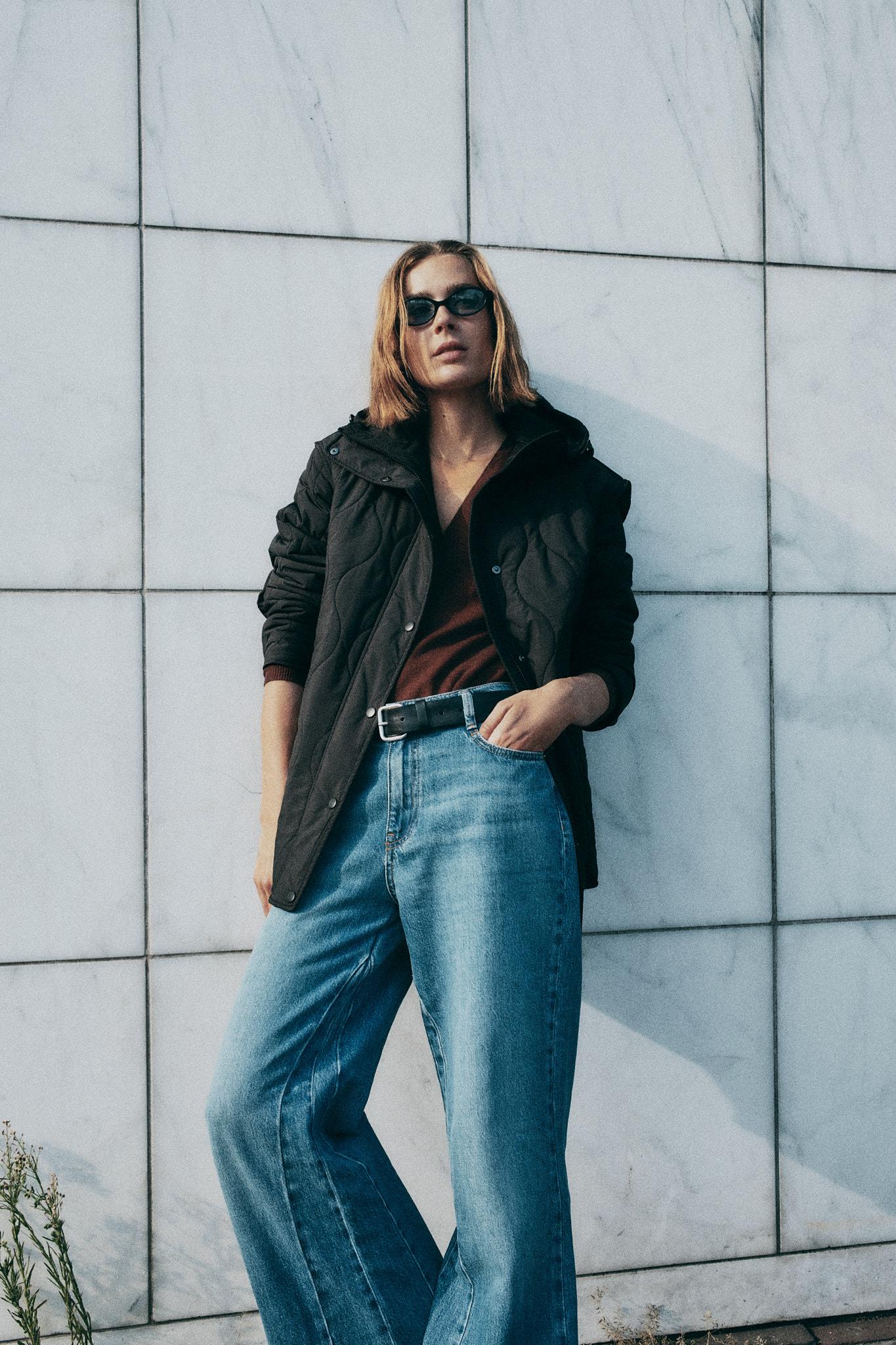 WATER REPELLENT HOODED PUFFER JACKET