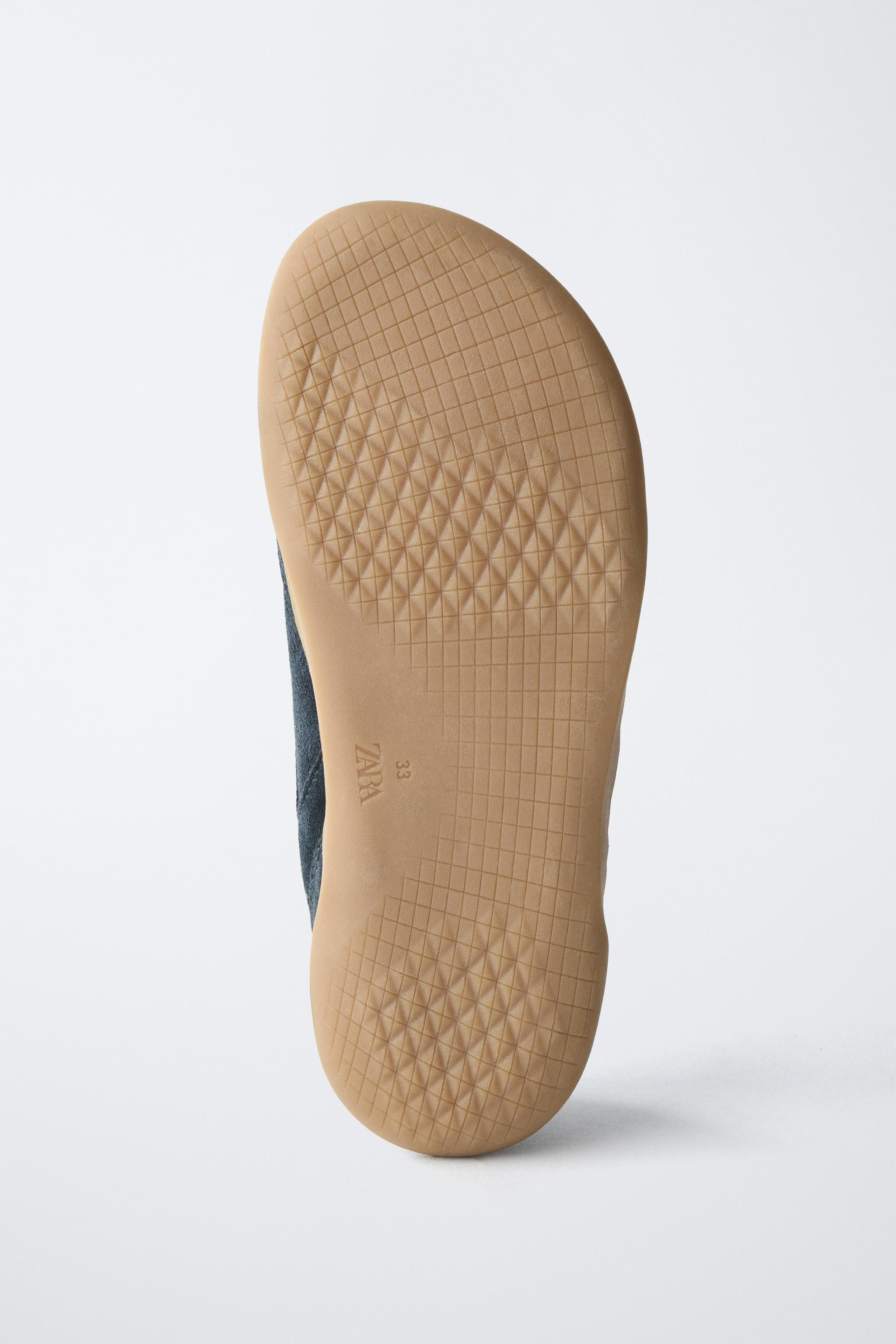 BAREFOOT SPLIT LEATHER SNEAKERS