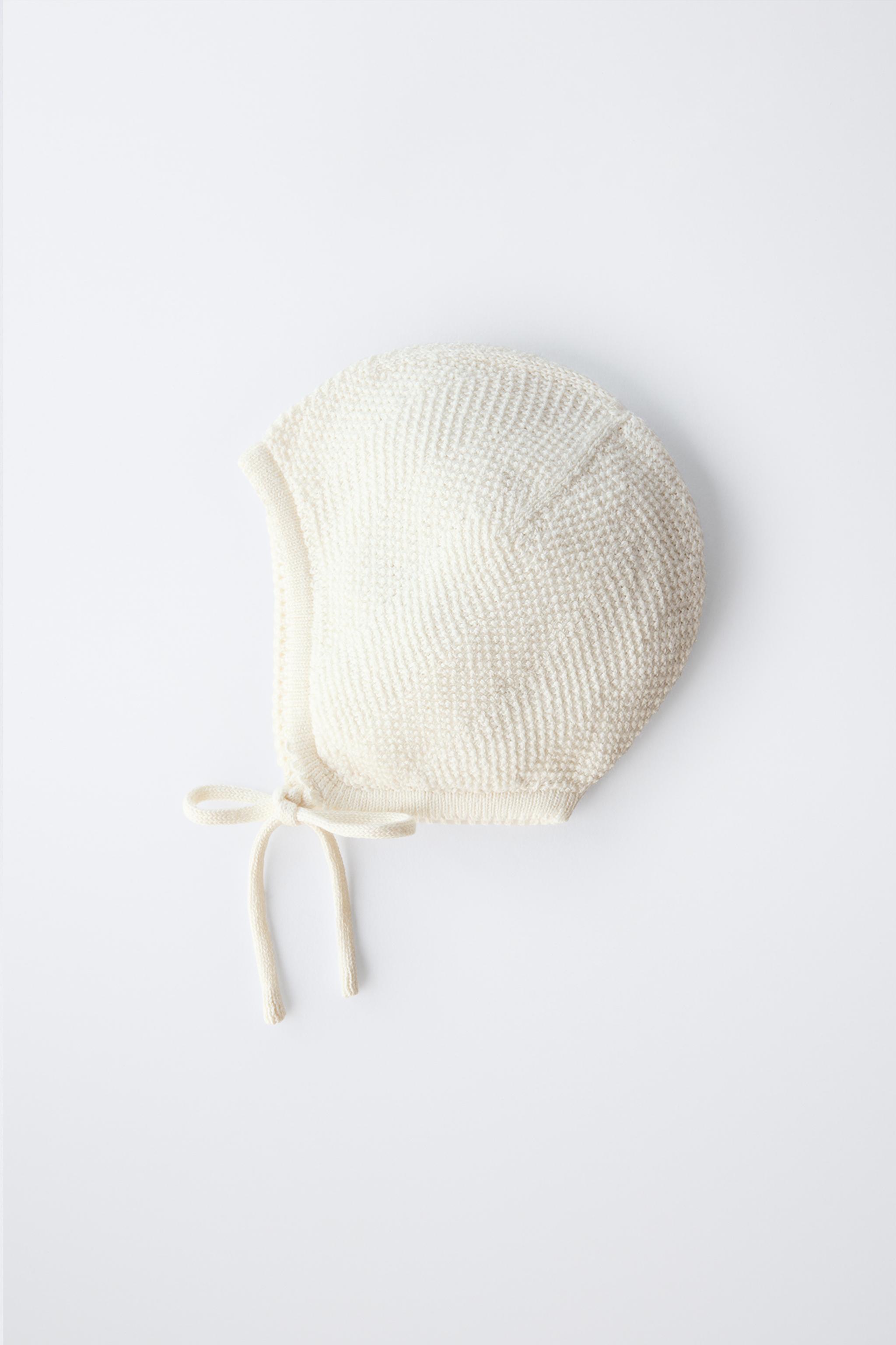 COTTON SILK KNIT BONNET