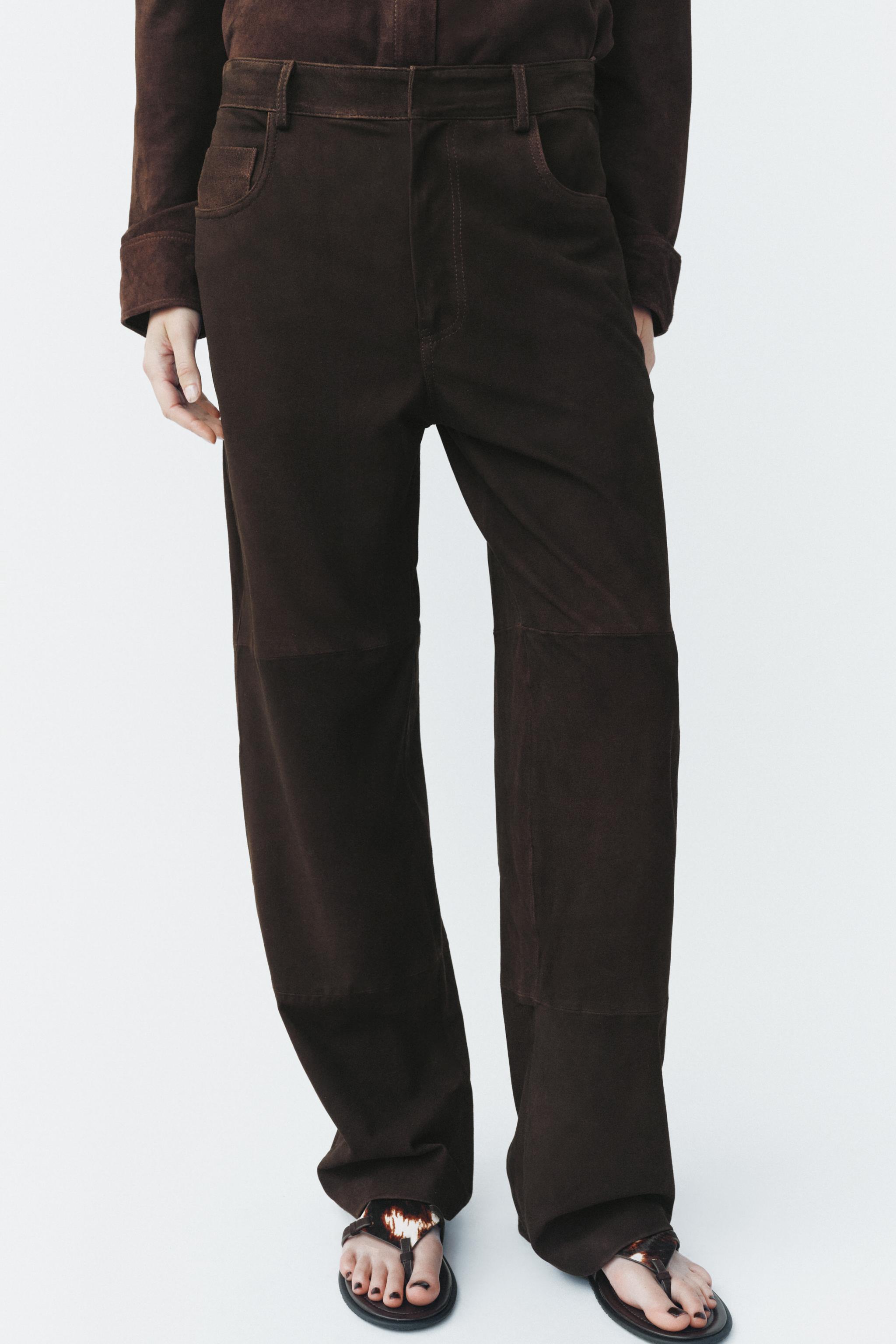 ZW COLLECTION LIMITED EDITION 100% SUEDE PANTS