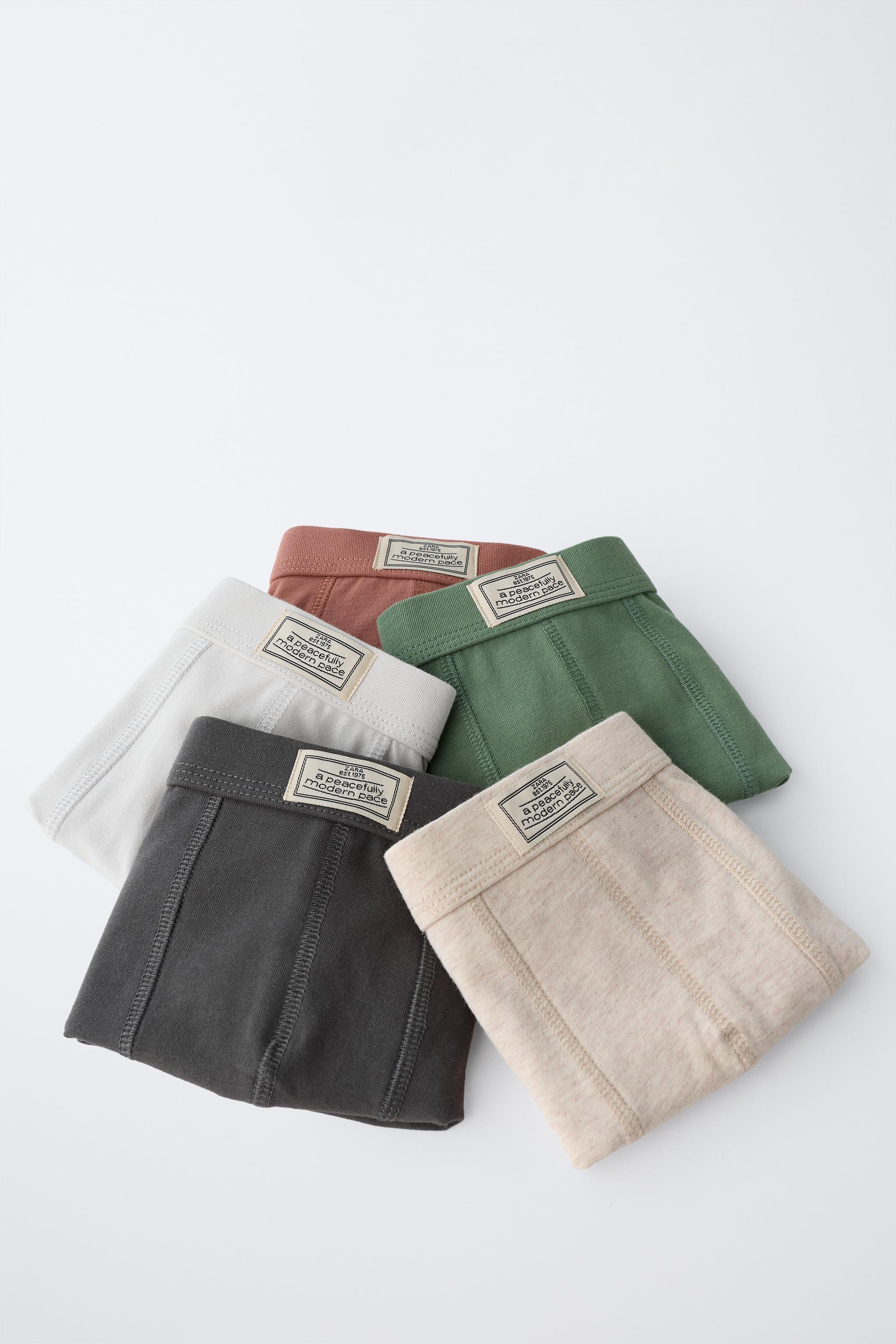 AGES 6-14/ FIVE-PACK OF BOXERS WITH LABEL