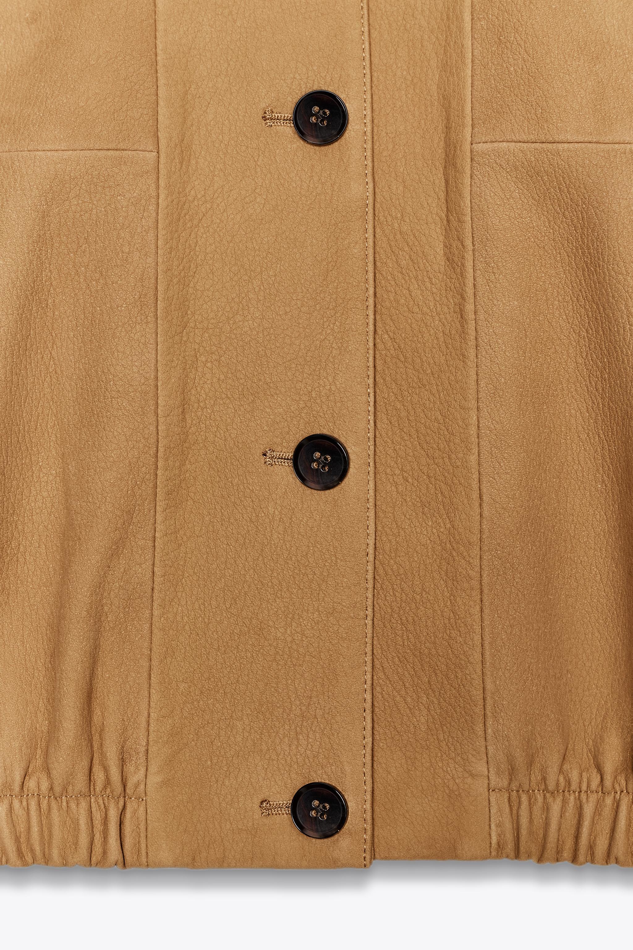 ZW COLLECTION LIMITED EDITION LEATHER BOMBER JACKET