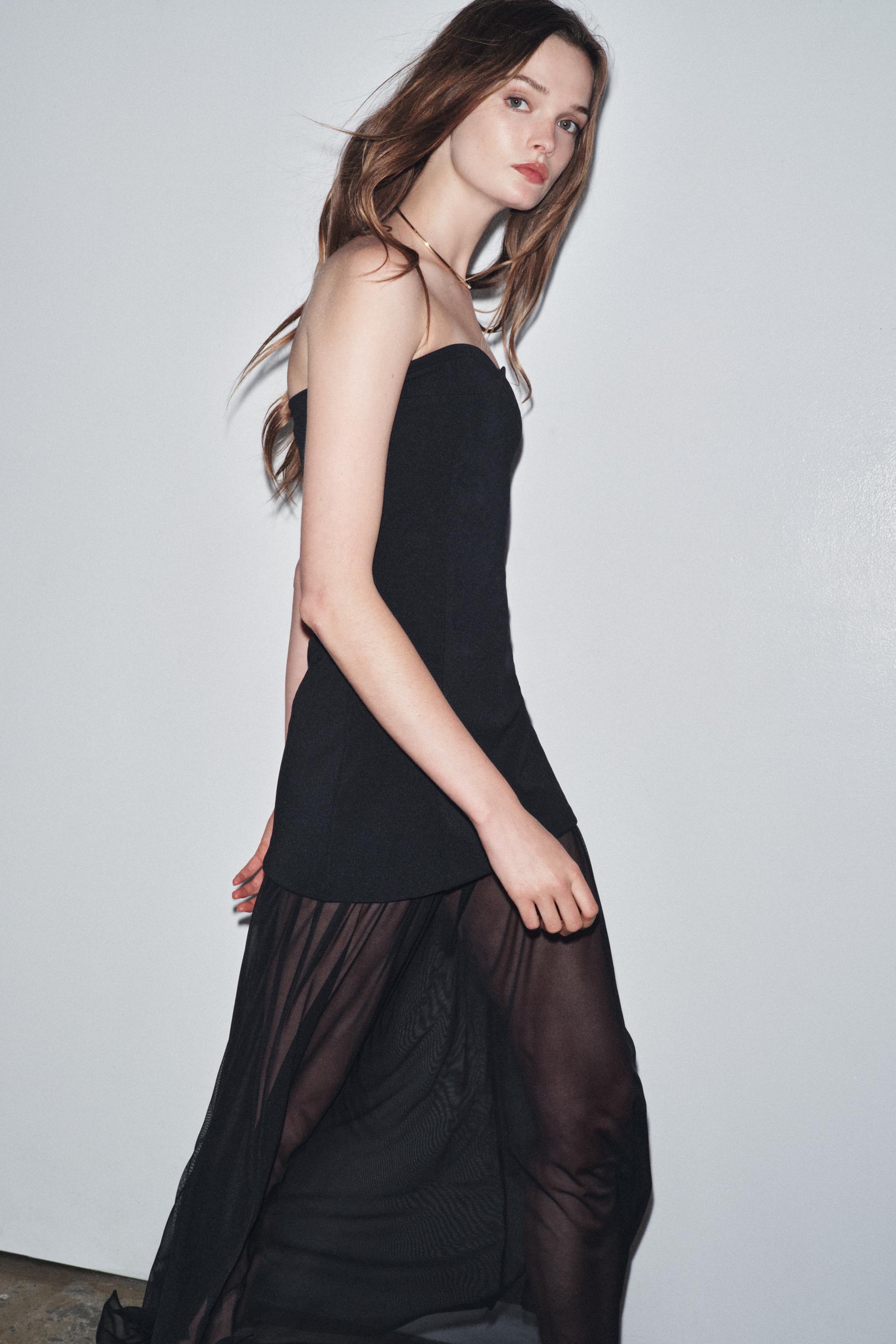 COMBINATION STRAPLESS DRESS