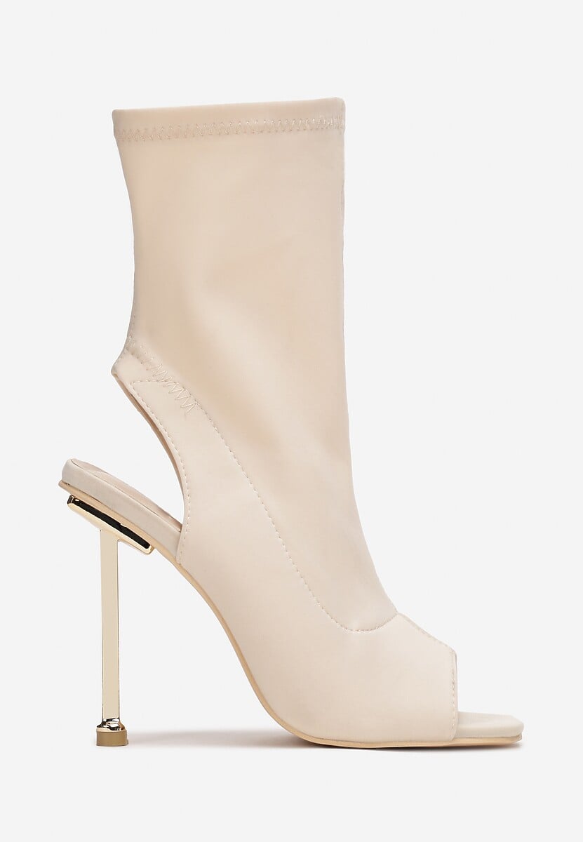 Beżowe Botki Coryander