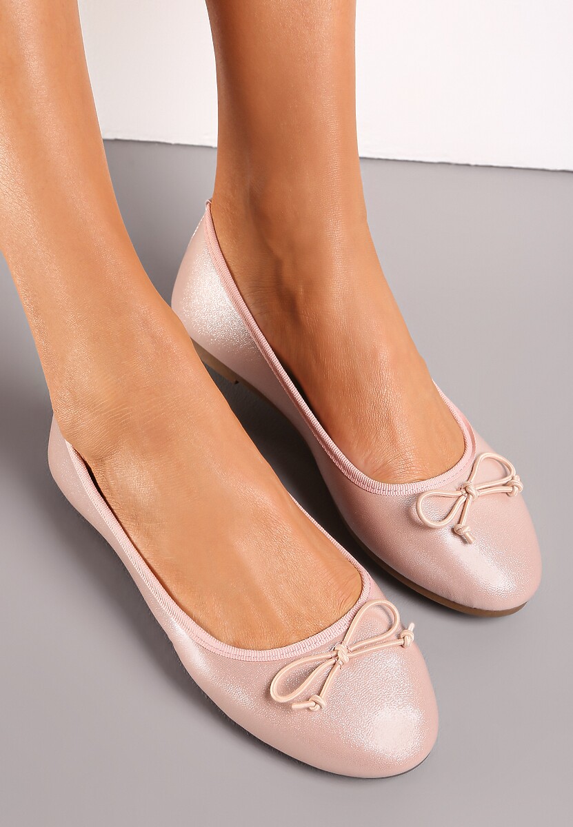 Białe Balerinki Nospe