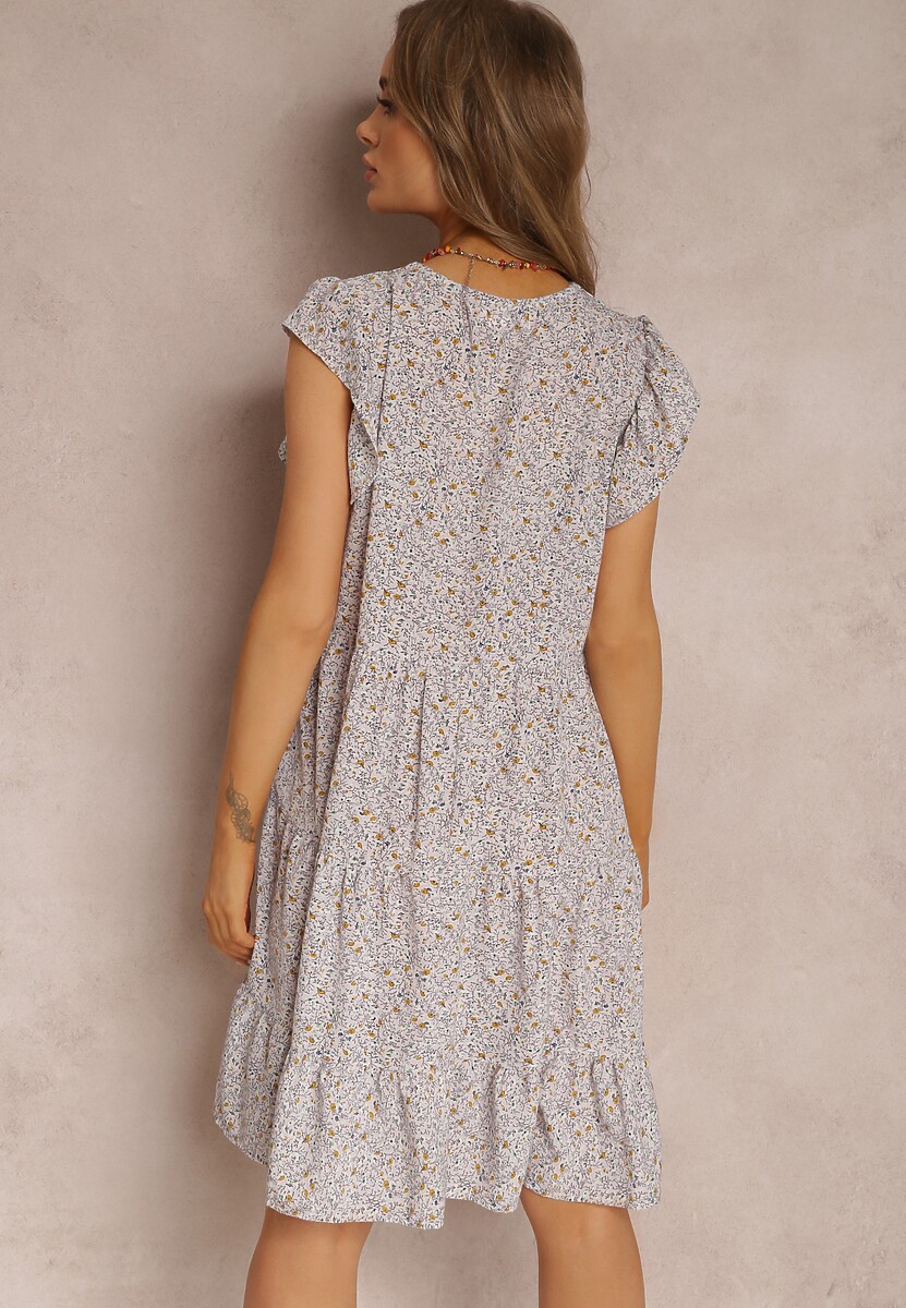 Liliowa Sukienka Viviatune