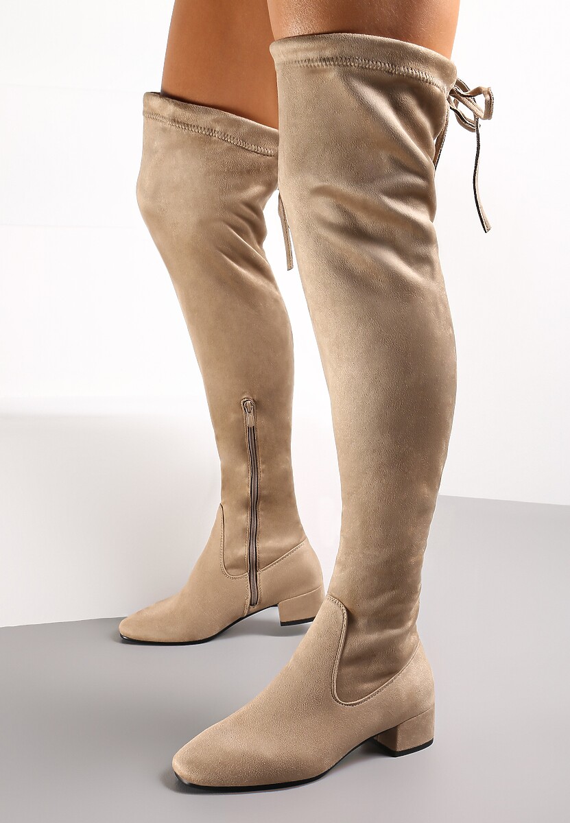 Beżowe Kozaki Genial