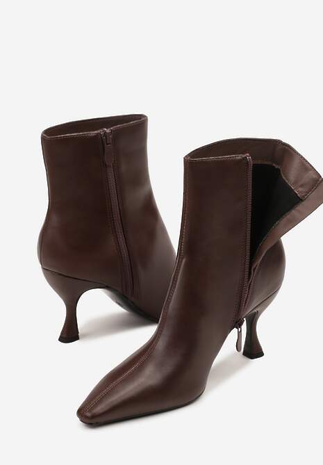 Brązowe Botki Vices na Kaczuszce Fallonea