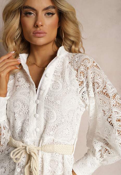 Biała Sukienka Melliopis