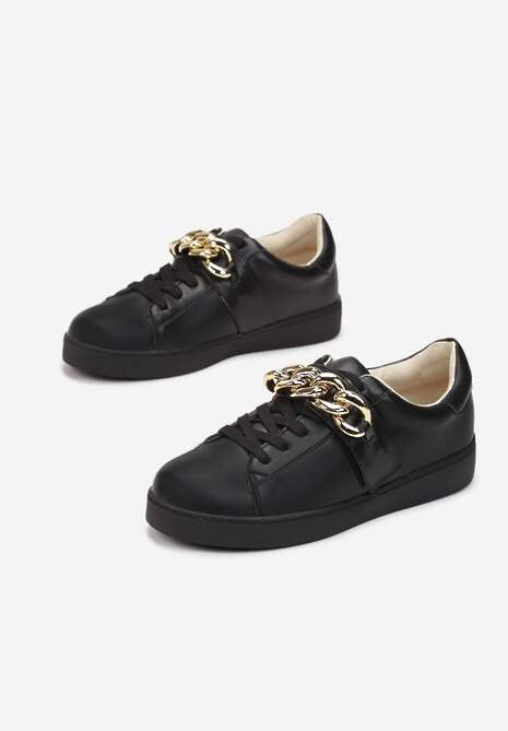 Czarne Sneakersy Amathista