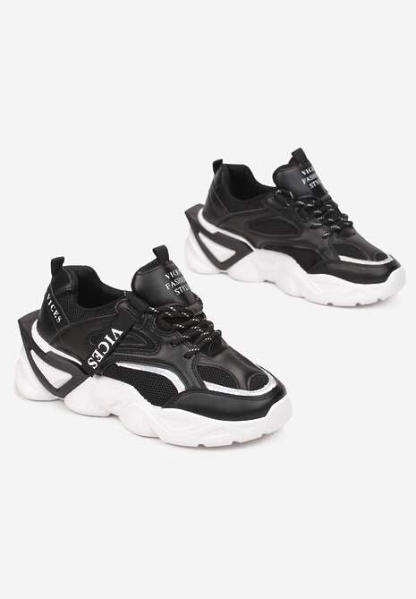 Czarne Sneakersy Naerime