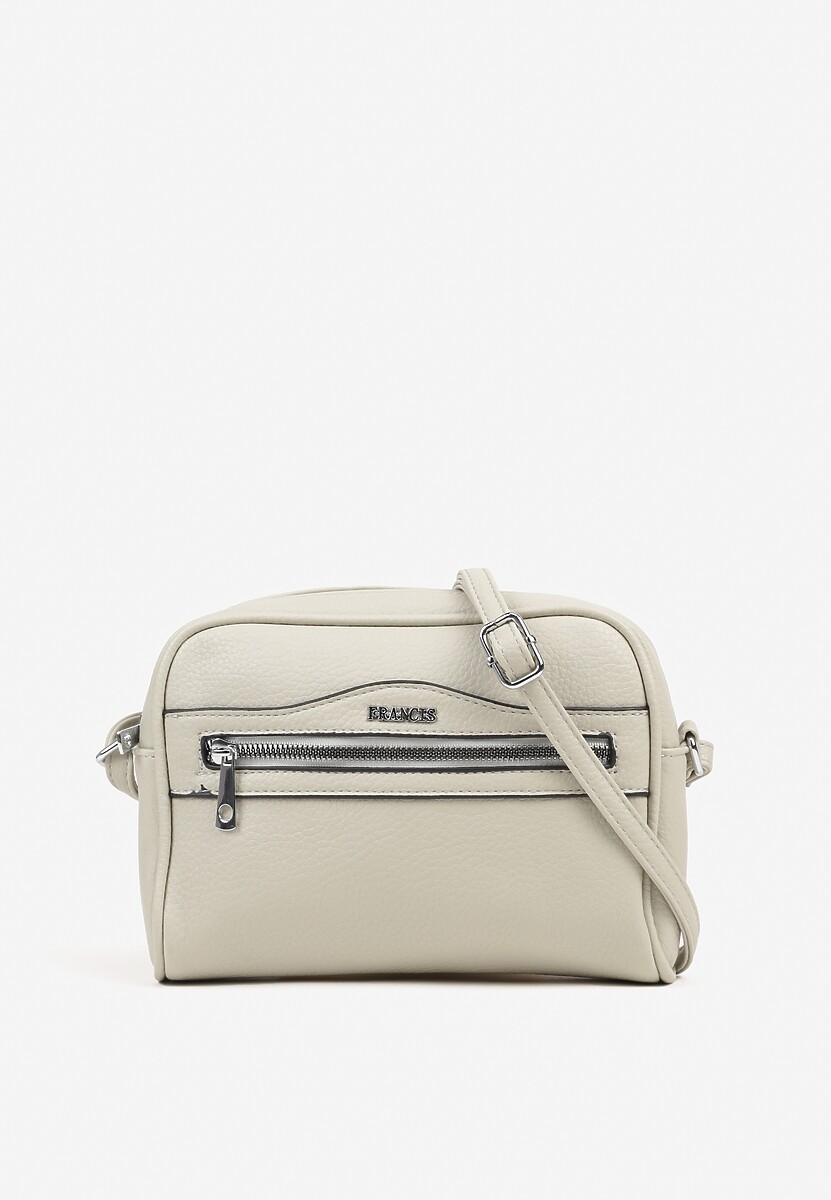 Różowa Torebka Listonoszka z Metalicznym Napisem Nilofae