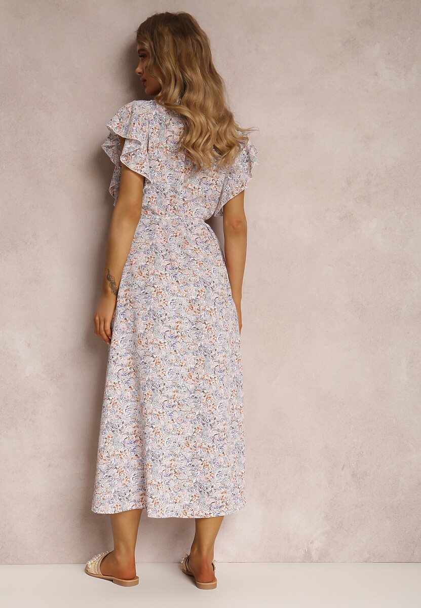 Różowo-Jasnoszara Sukienka Ceekey