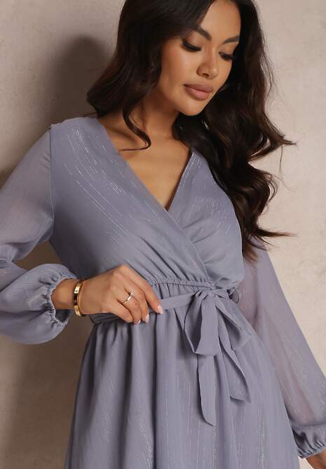 Niebieska Sukienka Iphina