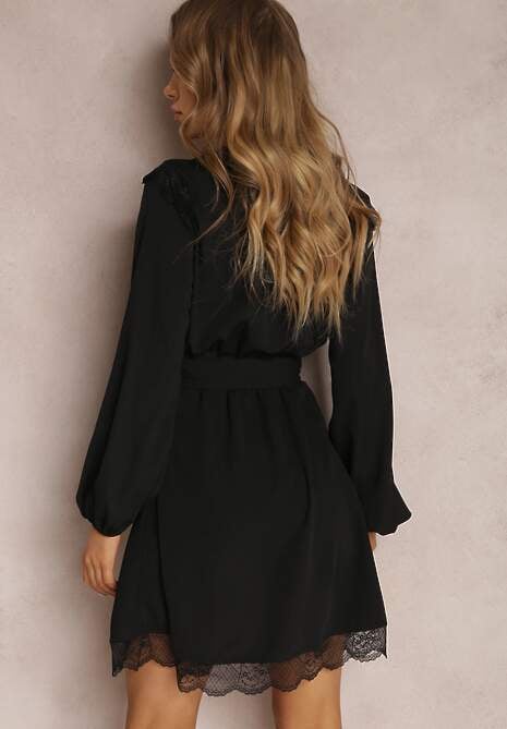 Czarna Sukienka Twinklebreeze