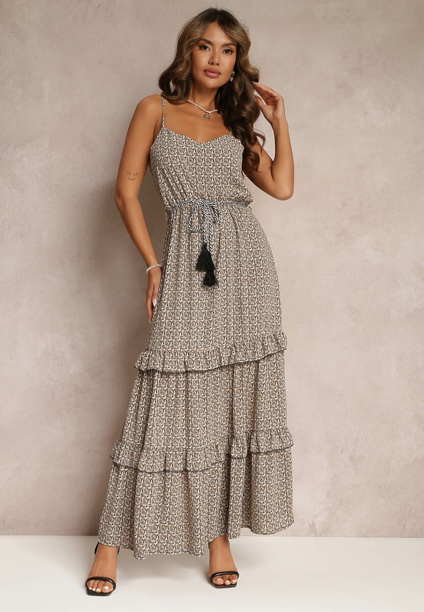 Ciemnozielona Sukienka Ailbhe