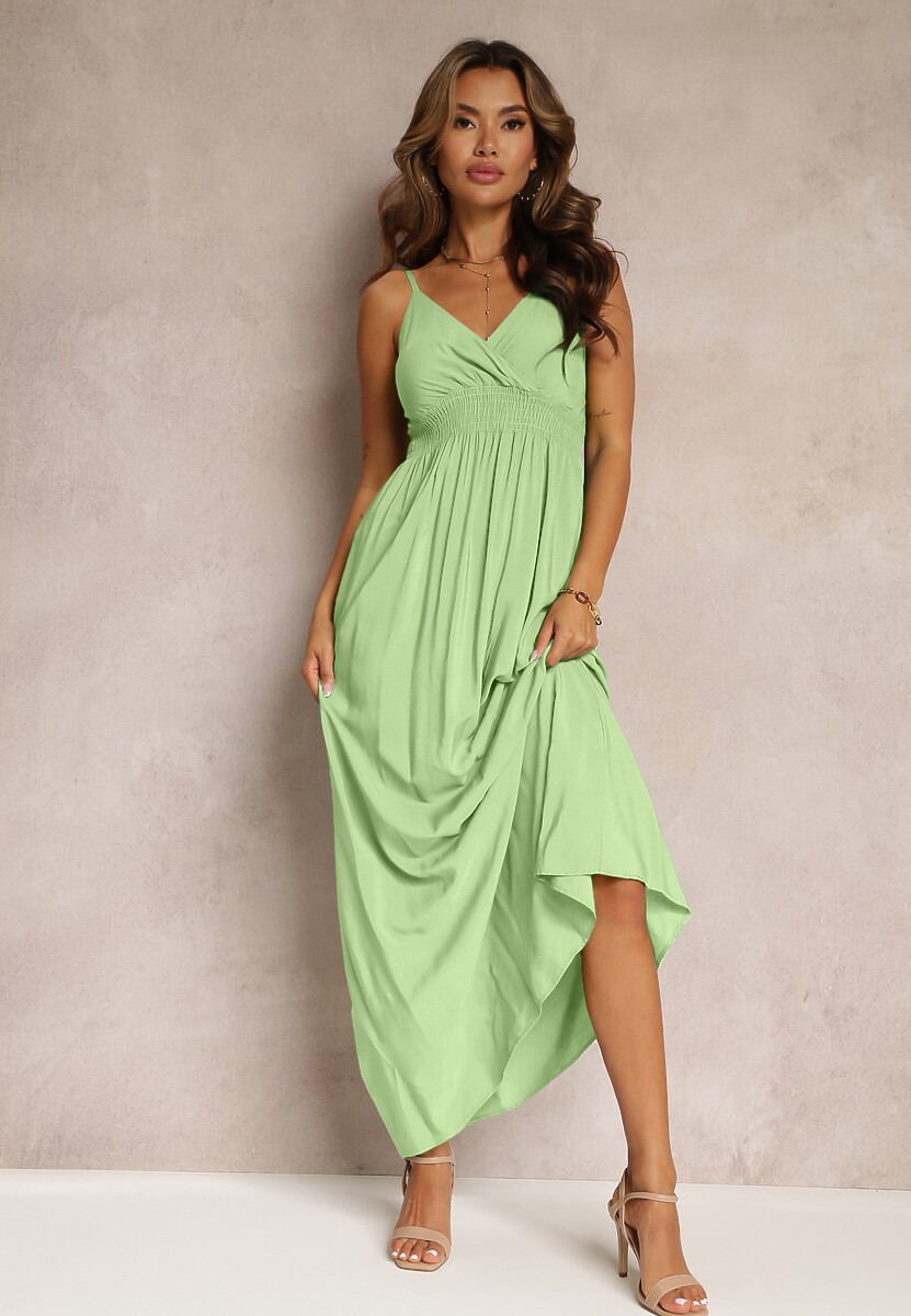 Jasnozielona Sukienka Sterinig