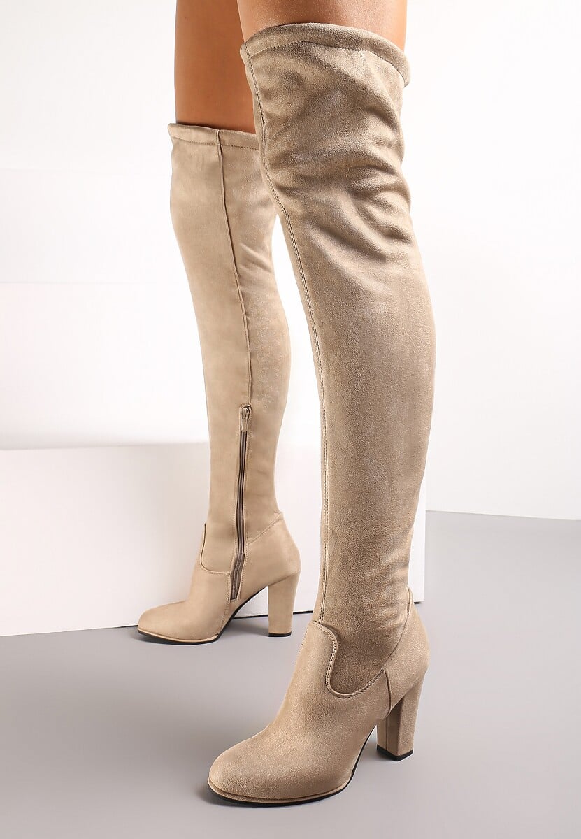 Czarne Zamszowe Kozaki Magic Of Desire