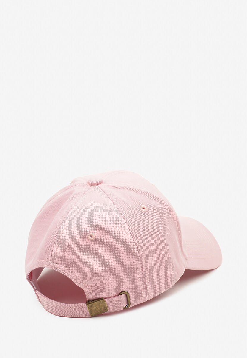 Różowa Regulowana Czapka z Daszkiem z Bawełny Taniritia