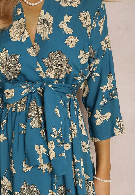 Niebieska Sukienka Thaleira