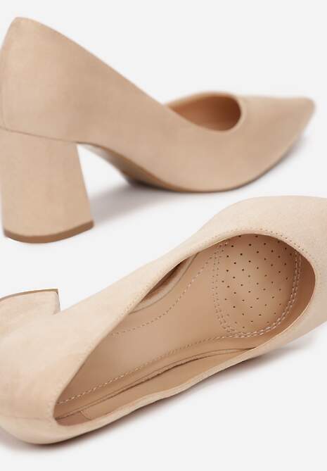 Beżowe Czółenka Aqiamare