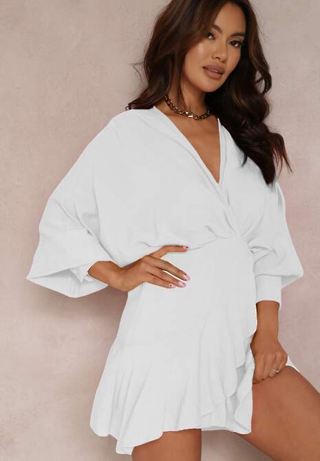 Biała Sukienka Barbeina