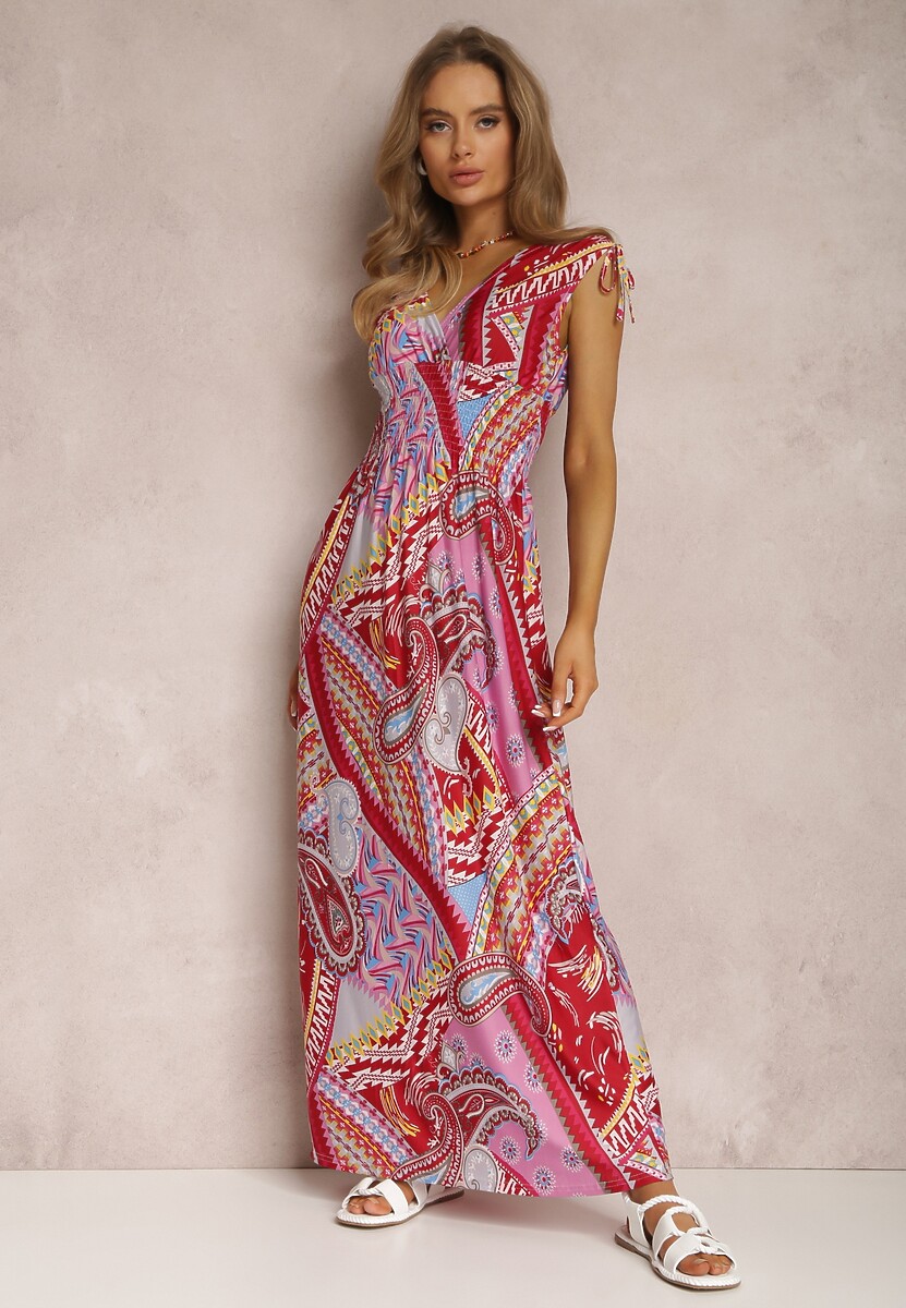 Bordowa Sukienka Dianano