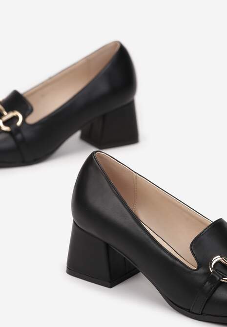 Czarne Czółenka Iseira