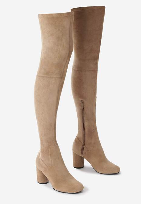 Beżowe Kozaki Like A Prayer