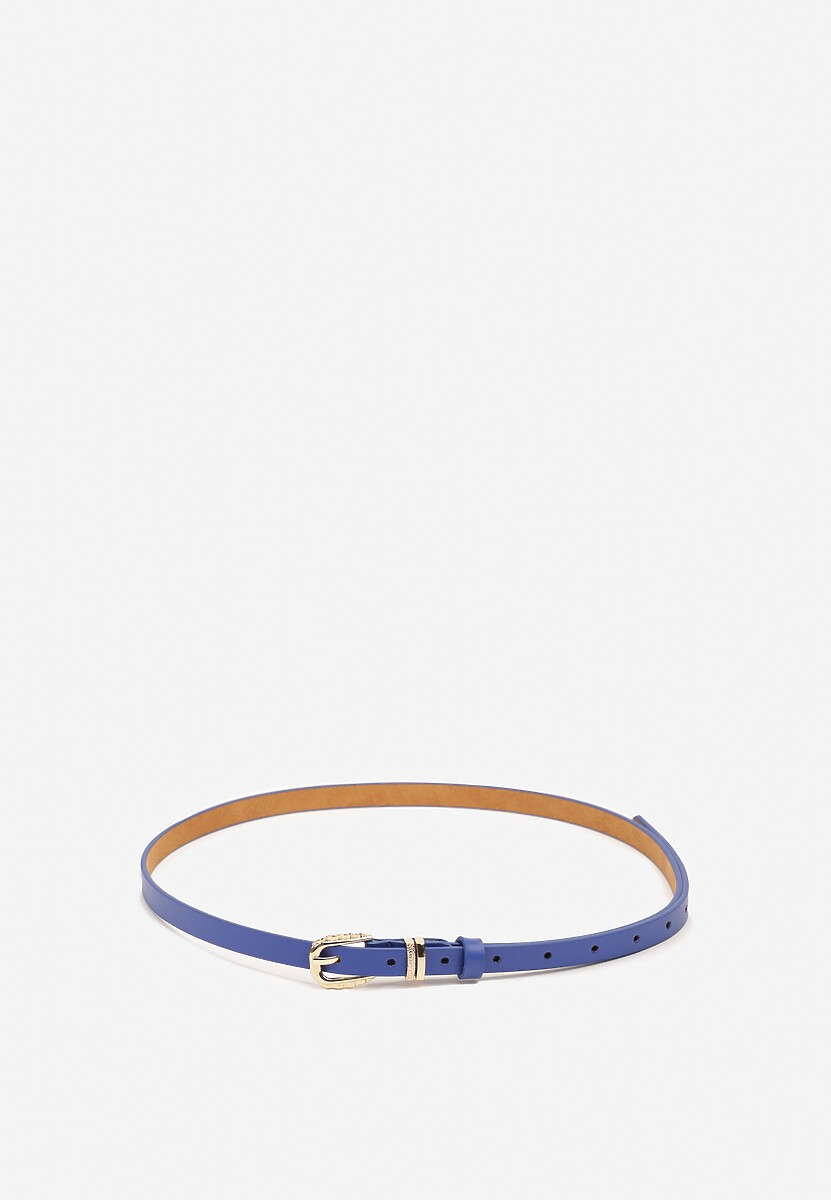 Zielony Casualowy Pasek z Metalową Klamrą Tinonia