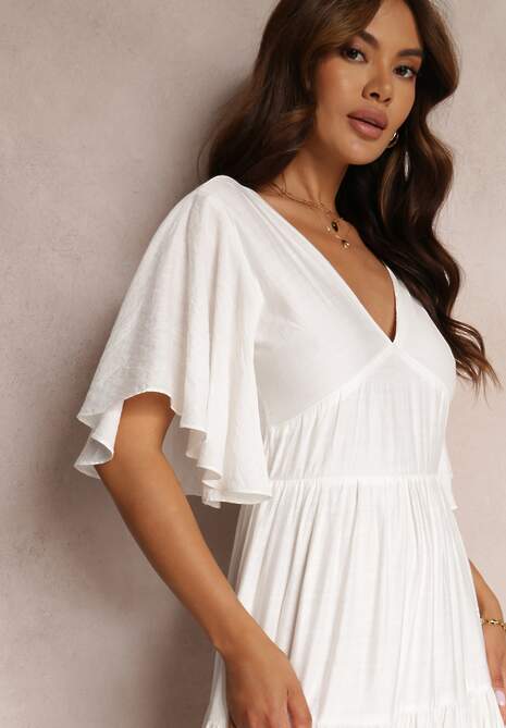 Biała Sukienka Dopley