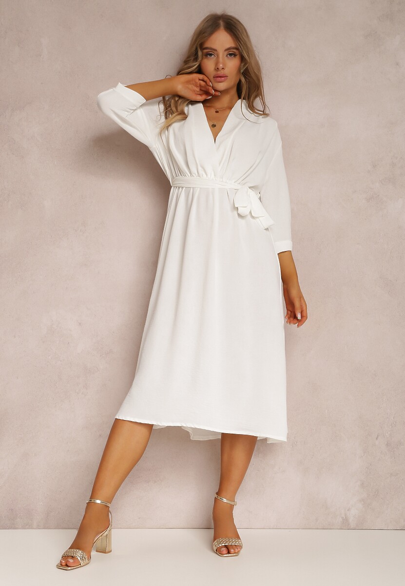 Biała Sukienka Canopis