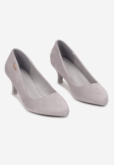 Szare Czółenka Appyle