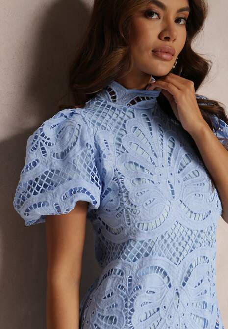 Jasnoniebieska Sukienka Amathinna