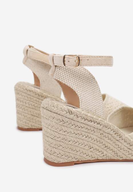 Beżowe Sandały Synatai