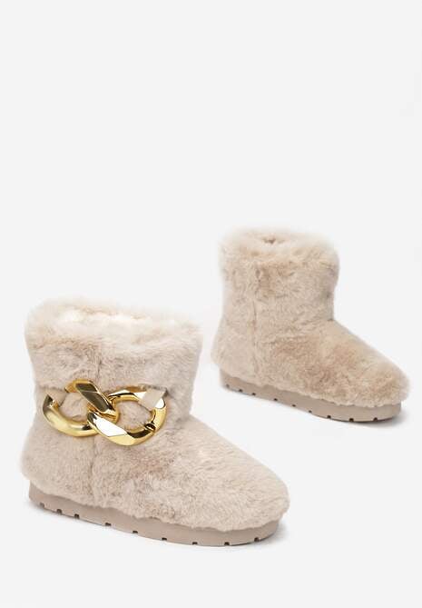 Beżowe Śniegowce Dephare