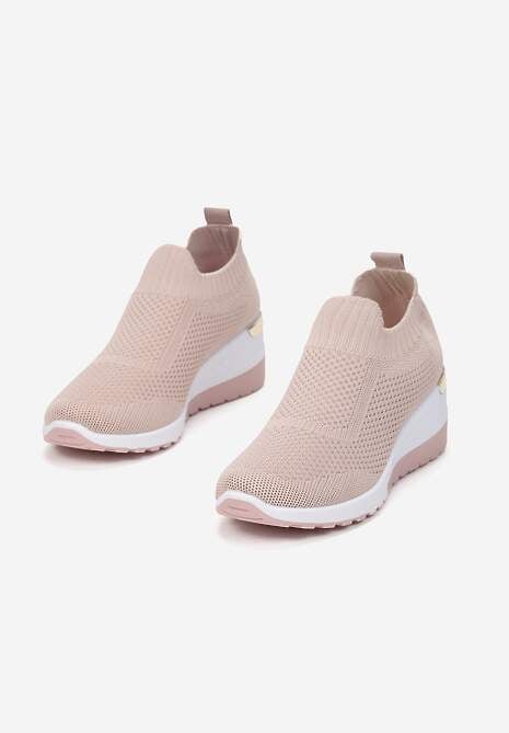 Różowe Buty Sportowe Mellasia