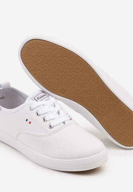 Białe Basicowe Tenisówki Vices Hallriva