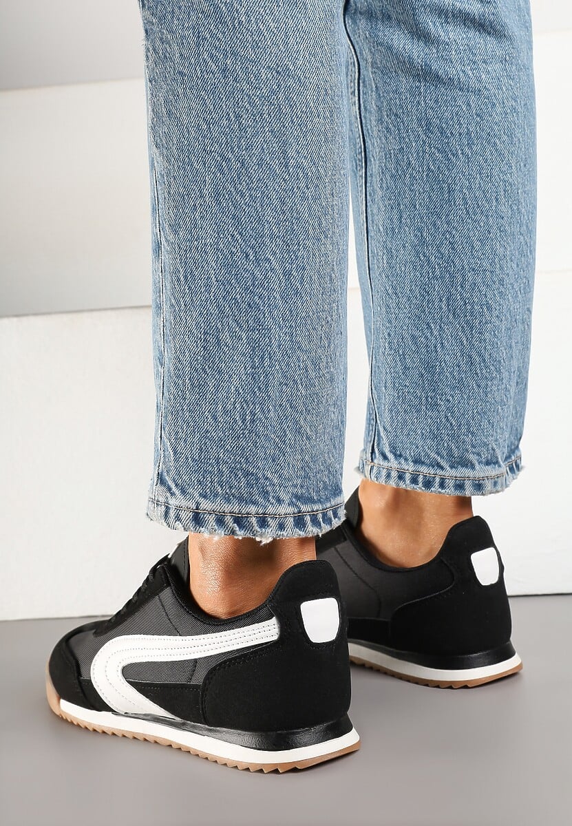 Czarne Basicowe Sneakersy Ellimira