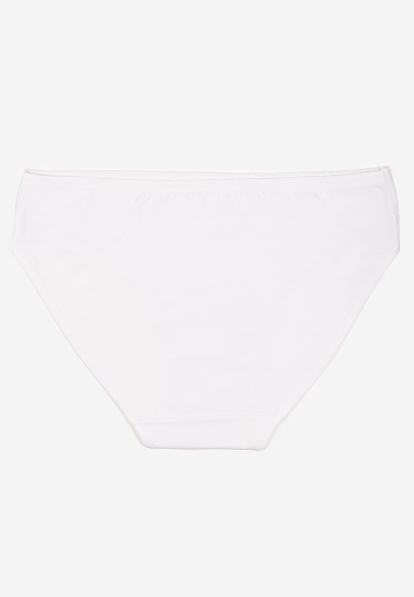 Białe Bawełniane Majtki o Kroju Fig Conevia