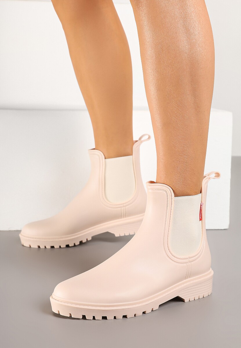 Czarne Kalosze z Elastyczną Wstawką Erlexia