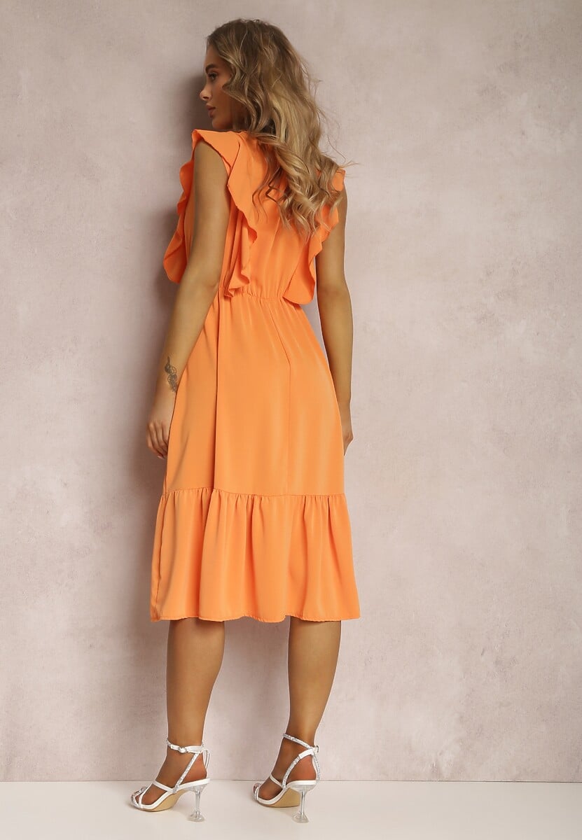 Pomarańczowa Sukienka Philonia