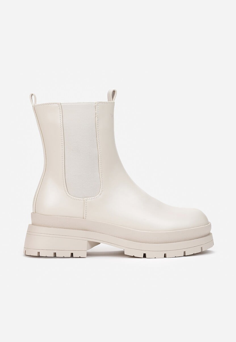 Beżowe Botki Cillime