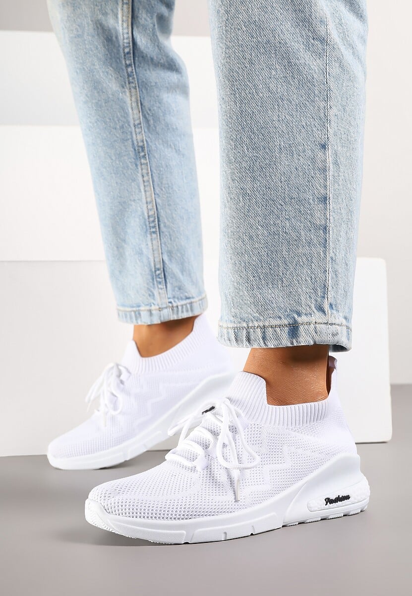 Beżowe Buty Sportowe Philone