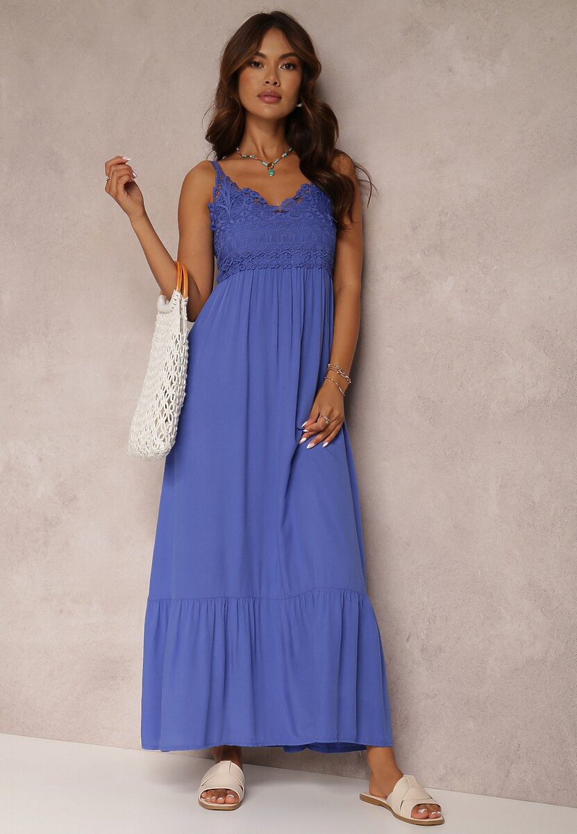 Niebieska Sukienka Chryazire